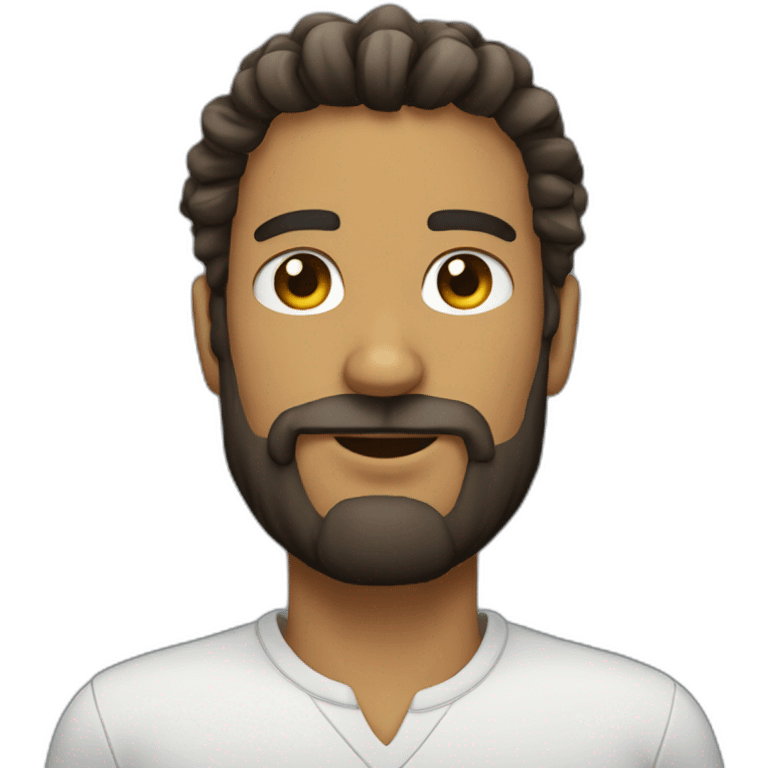 Persona con barba emoji