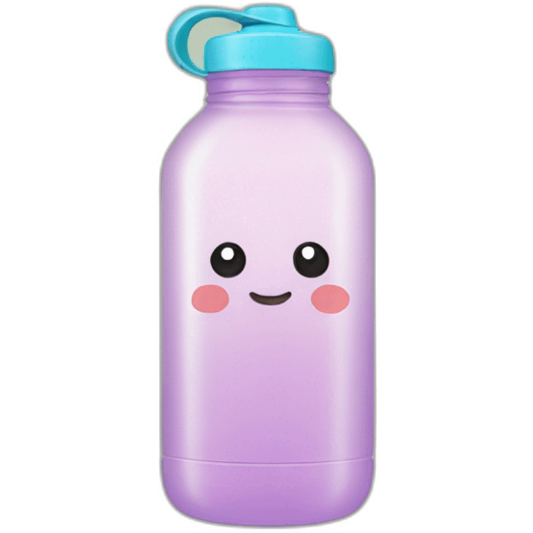 Kawaii water bottle emoji