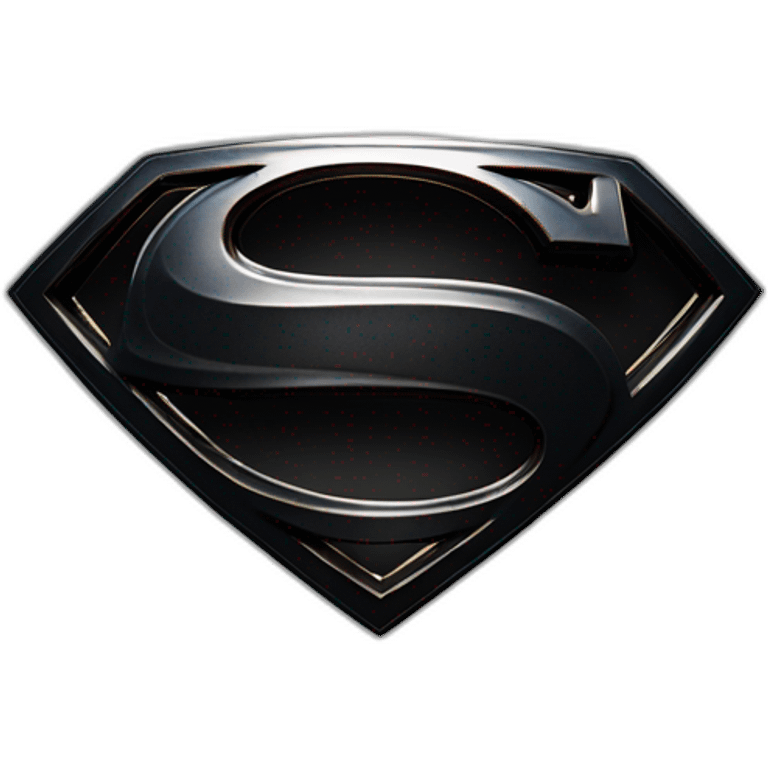 superman wearing dark suit from justice league zac snyder cut emoji