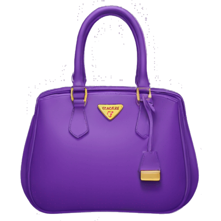 Small purple Prada bag  emoji