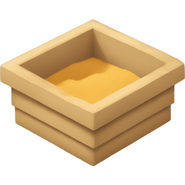 An icon of a sandbox. t should be simple and modern  emoji