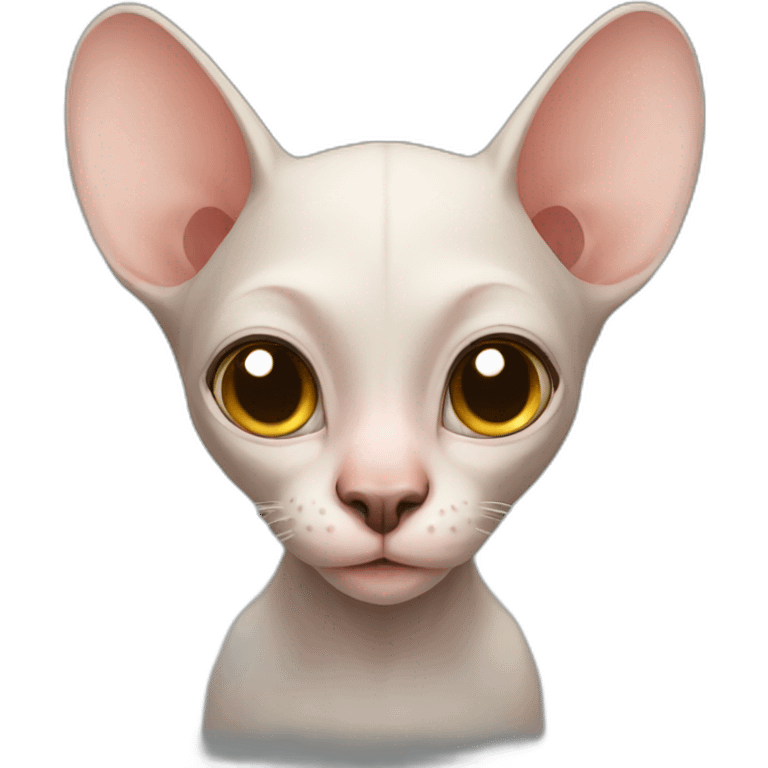 hairless monkey cat emoji