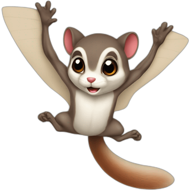 Flying squirrels emoji