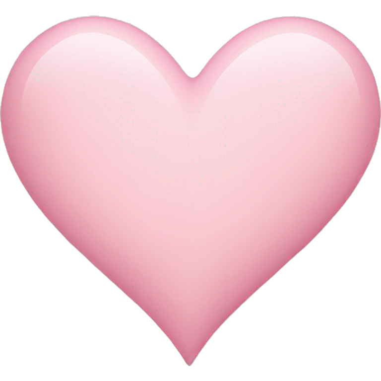 light pink heart emoji