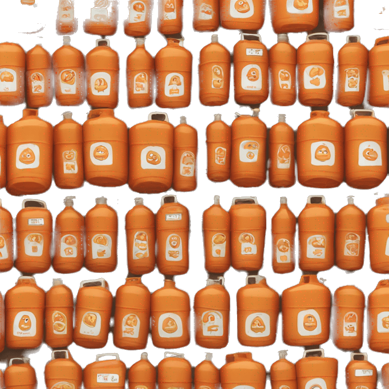 orange gasoline container emoji