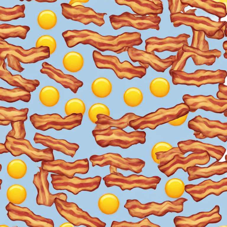 sun shine and bacon emoji