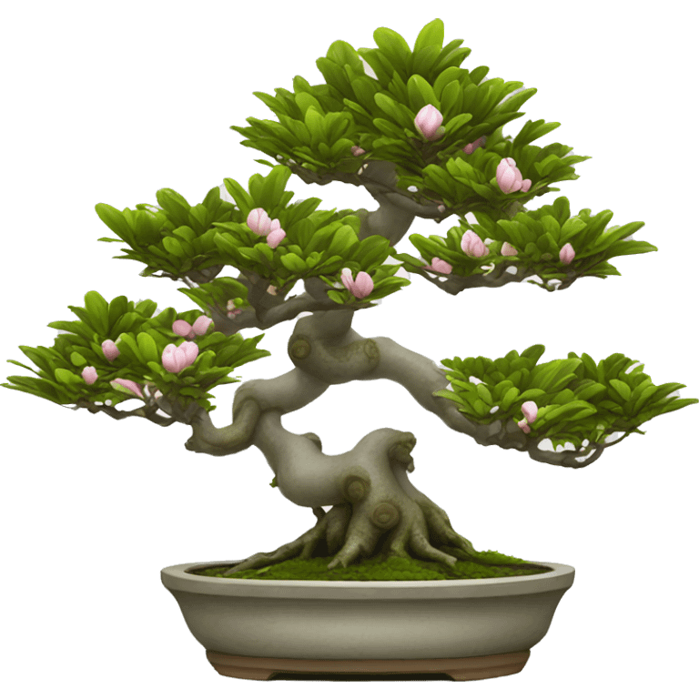 Pot magnolia bonsai emoji