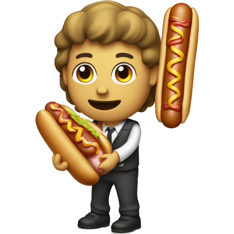 banica with hot dog emoji