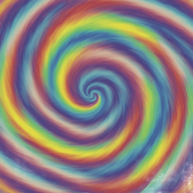 RAINBOW swirl LIKE TORNADO with dark center emoji