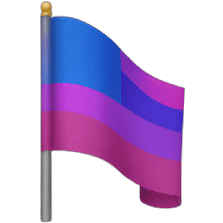 Bi flag emoji