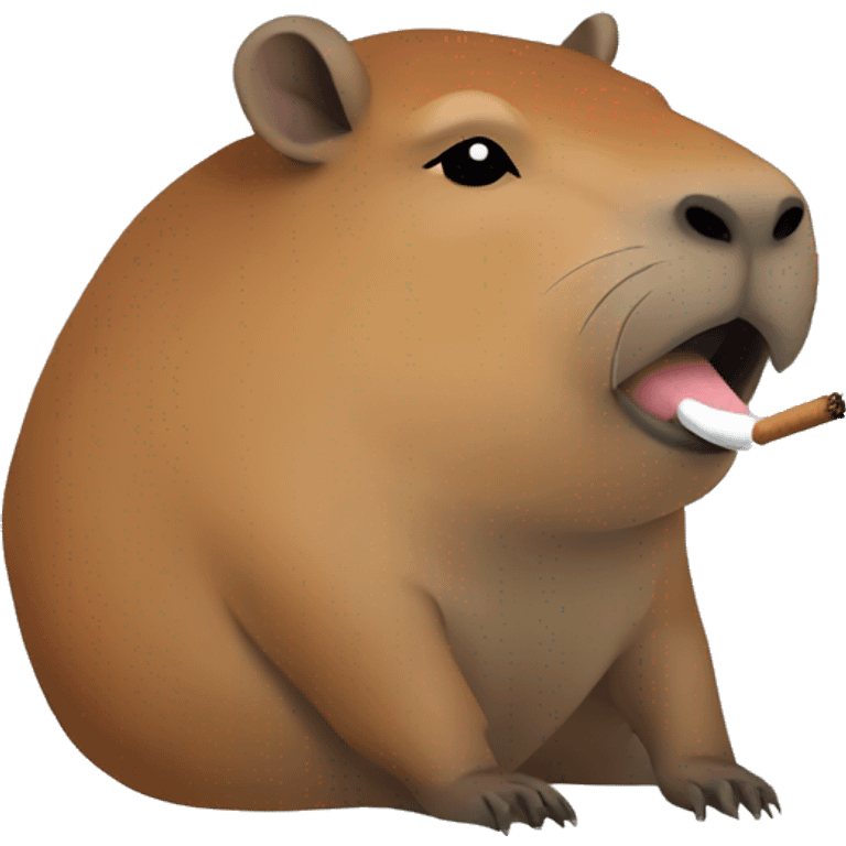 capybara smoking emoji