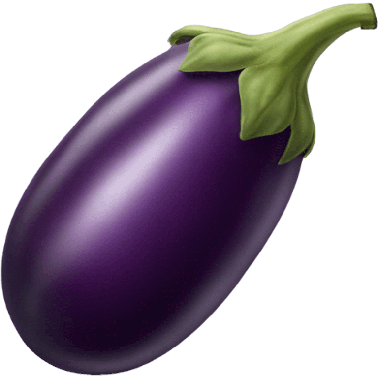 eggplant with veins emoji