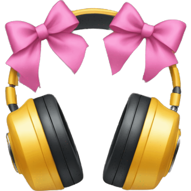 Headphones with Bows emoji