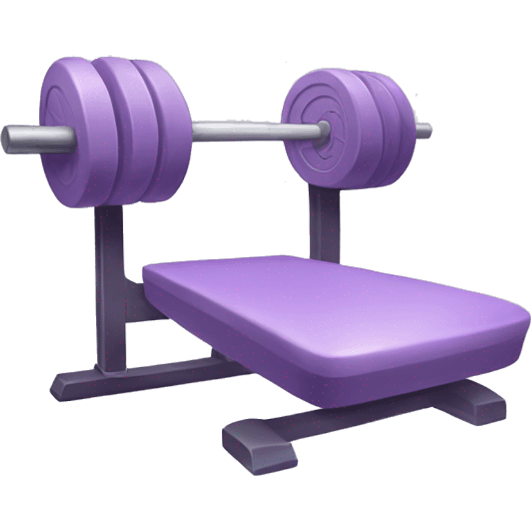 light purple gym things emoji