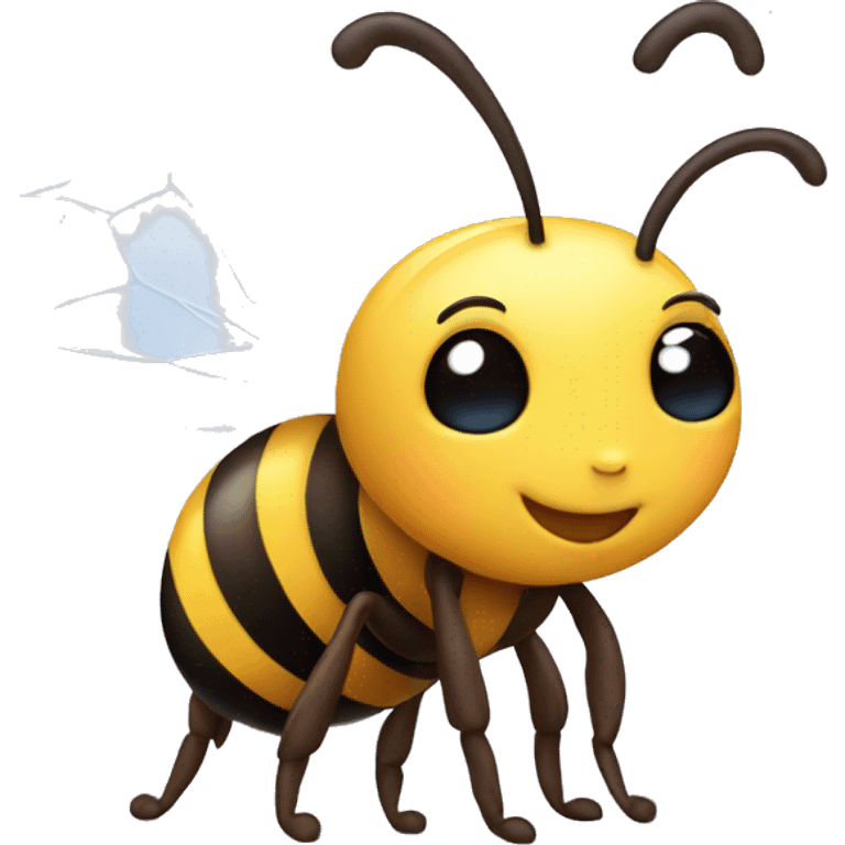 Cute bee emoji