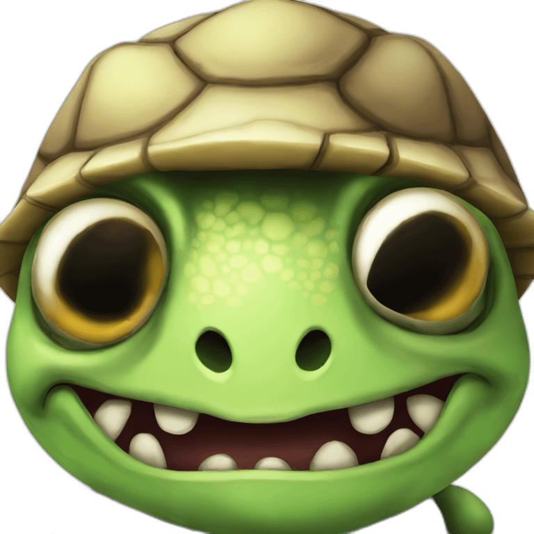 Zombie turtle emoji