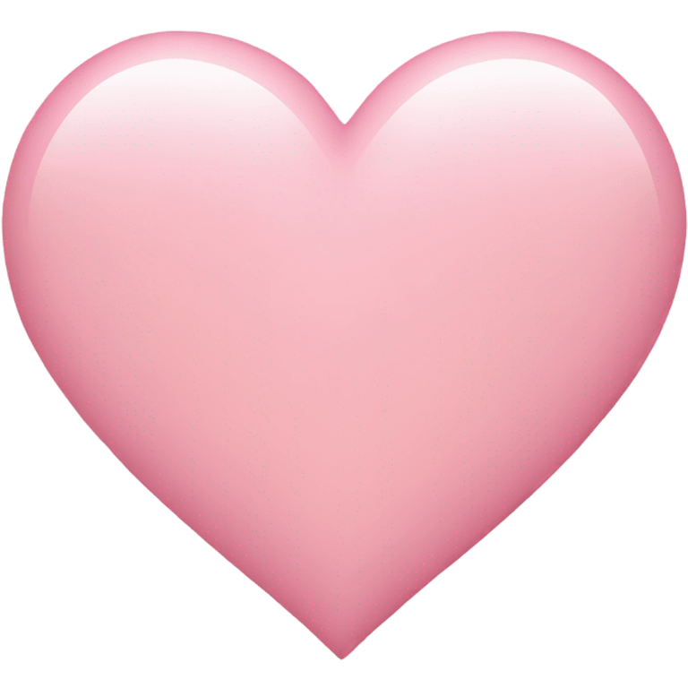 Light pink heart emoji