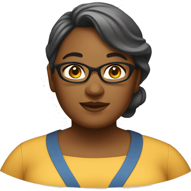 plussize teacher lady emoji