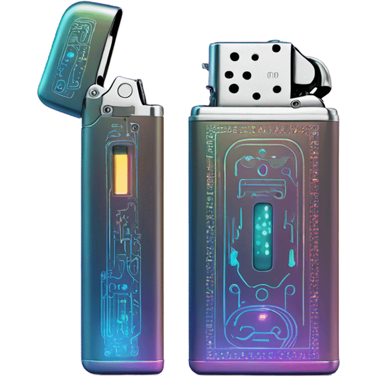 cyberpunk futuristic lighter emoji