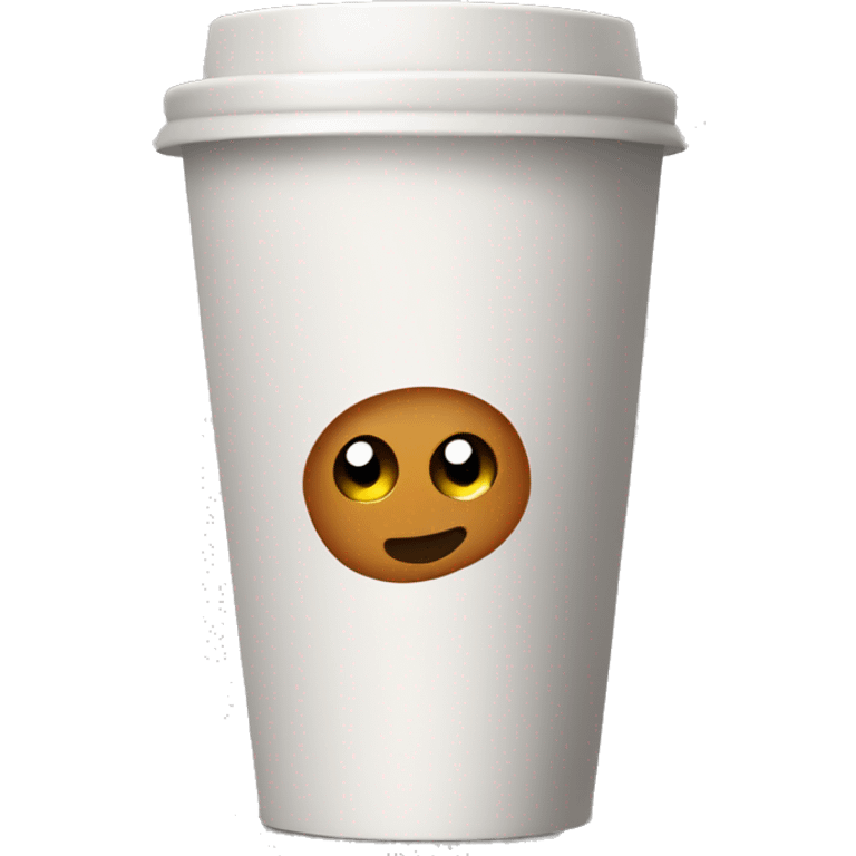 Disposable coffee cup emoji