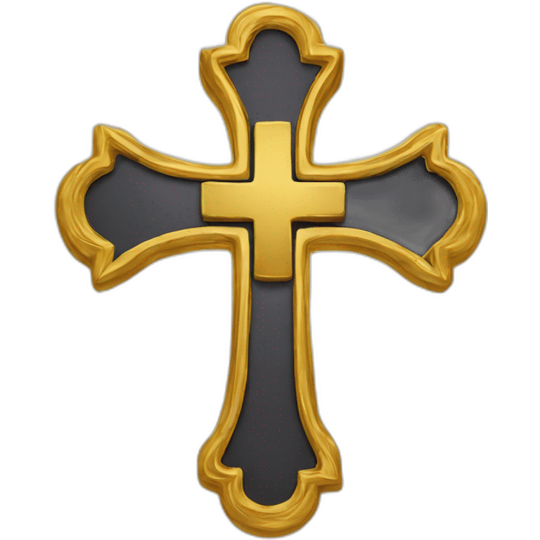 Golden cross emoji