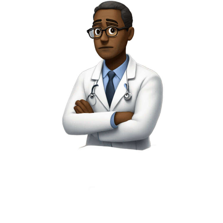 Introverted doctor emoji