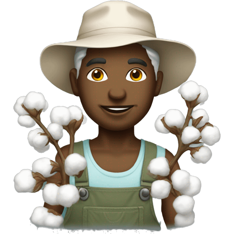 Cotton picker emoji