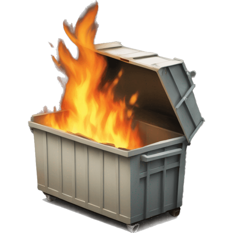 Dumpster fire emoji