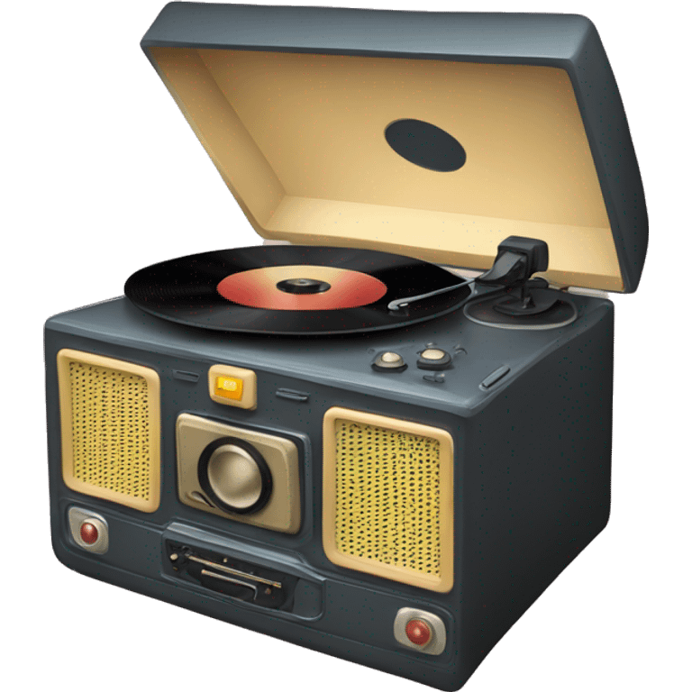 retro record player emoji