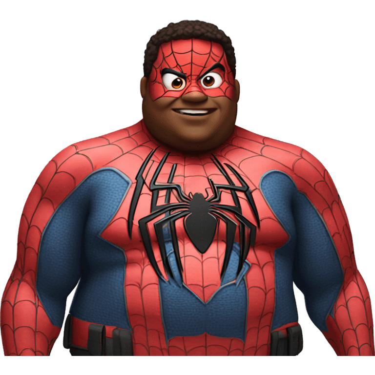 Fat fat fat spiderman emoji