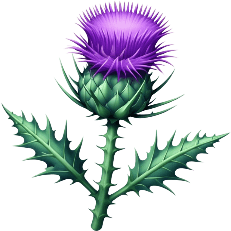 Scottish thistle emoji