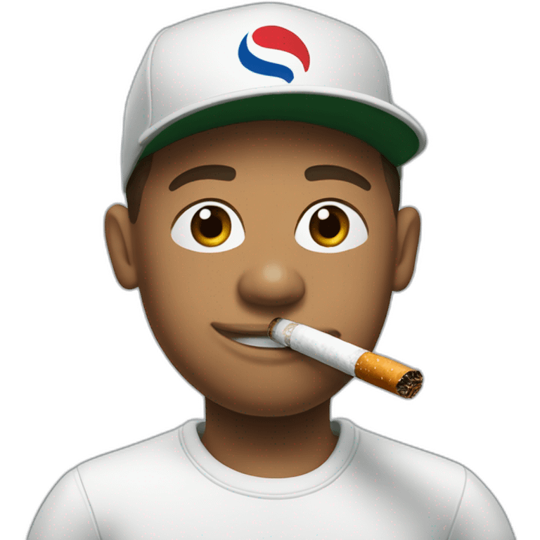 mbappé et cigarette emoji