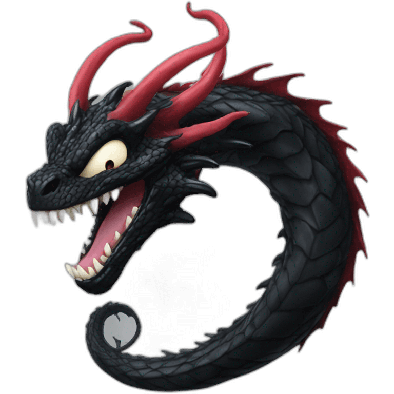 venom symbiote dragon emoji