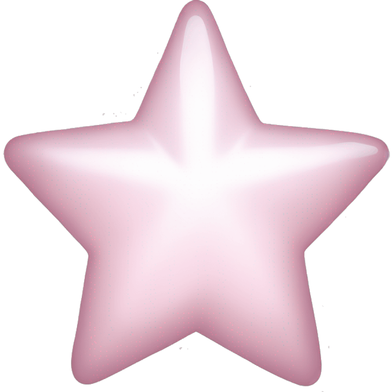 pale pink star sparkle emoji