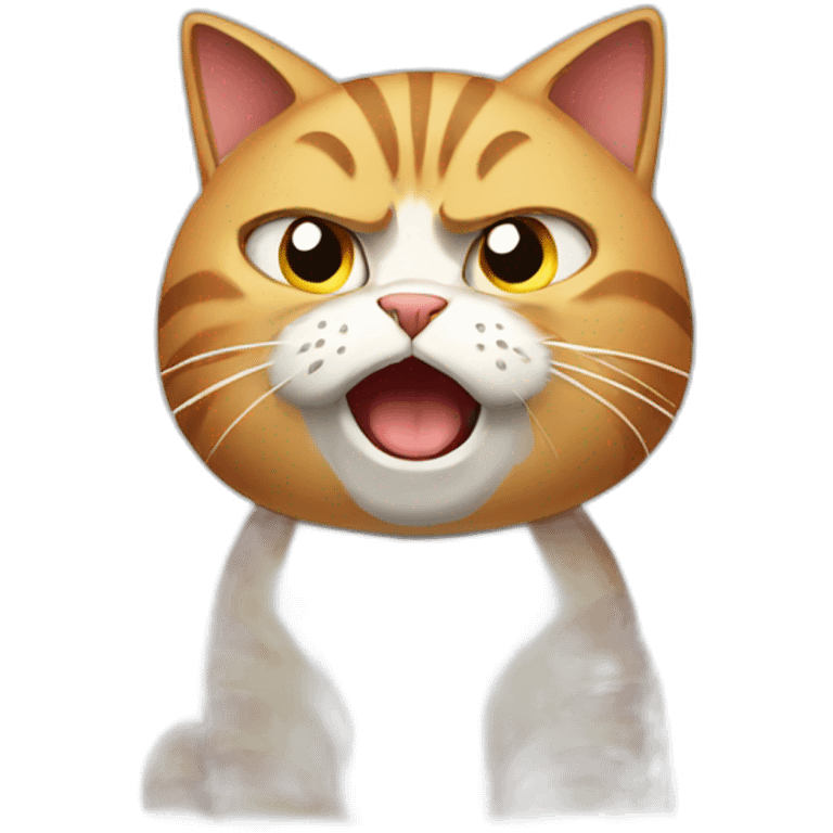 cat angry emoji