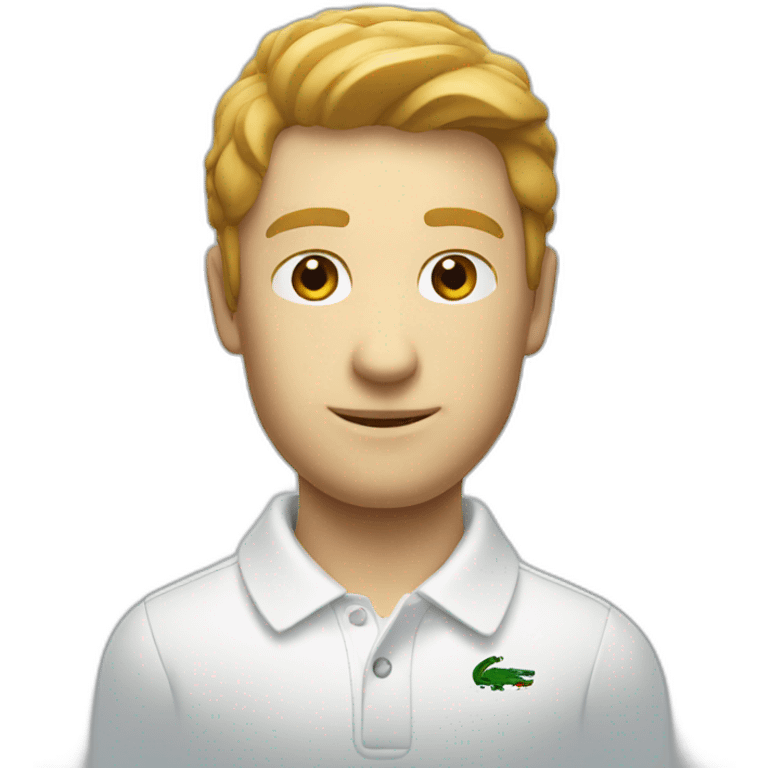 Lacoste man emoji