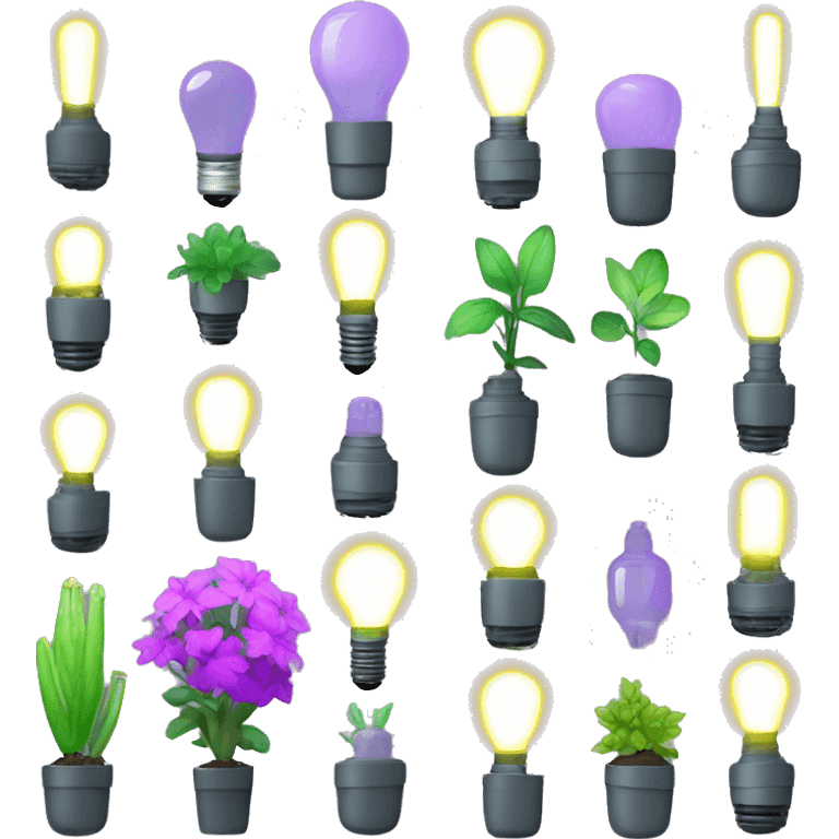 UV lamps for plants emoji