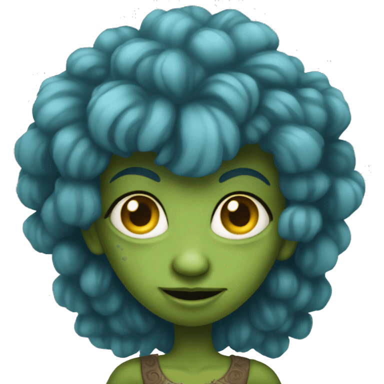 Female troll queen emoji