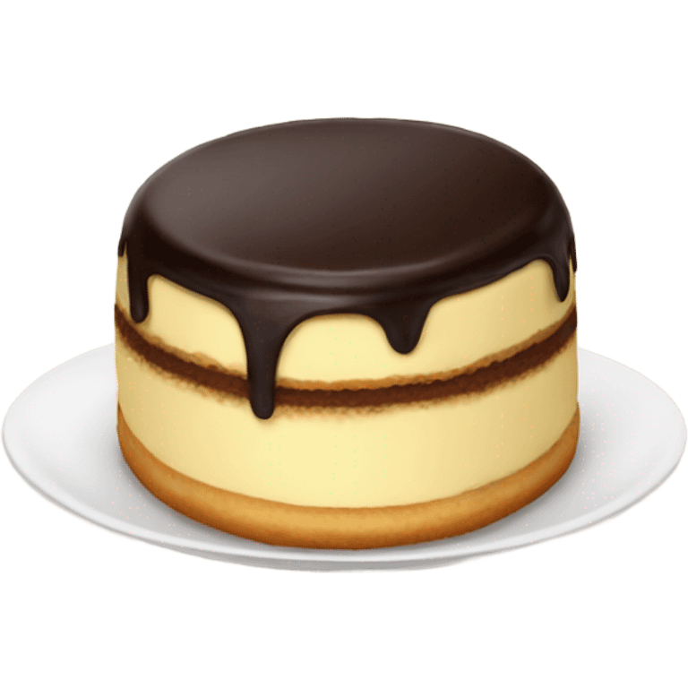 Boston cream pie emoji