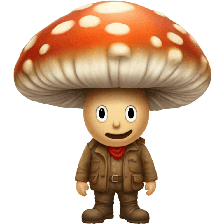 Mushroom man  emoji