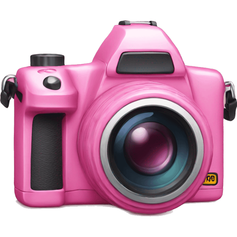 pink camera emoji