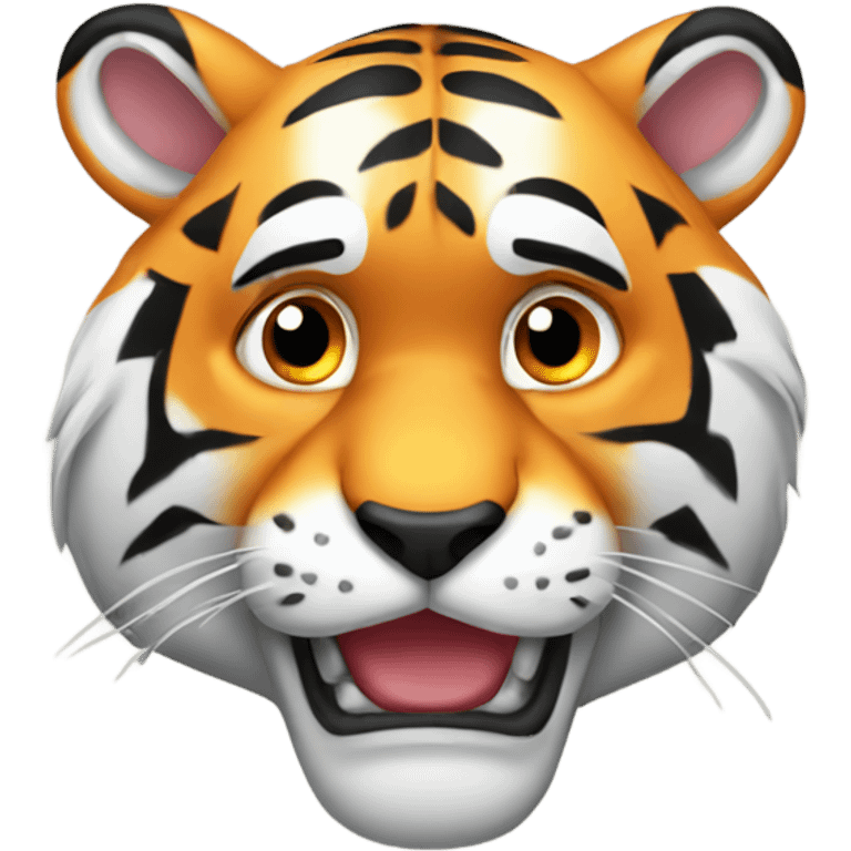 Exhausted Tiger emoji