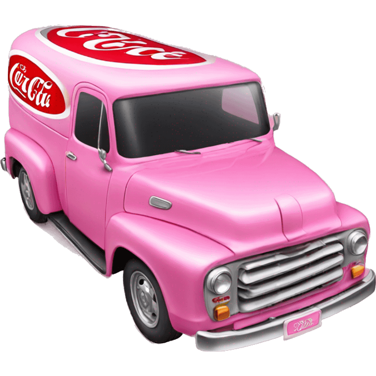 Coke car in pink  emoji