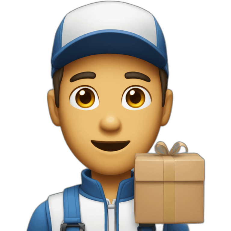 Delivery boy emoji