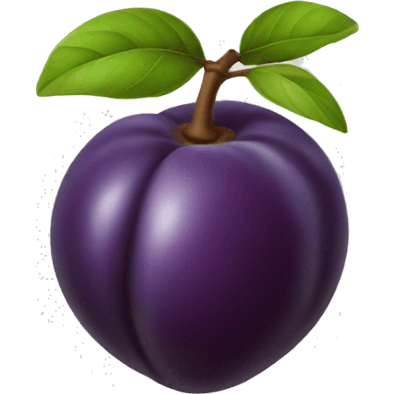 Plum emoji