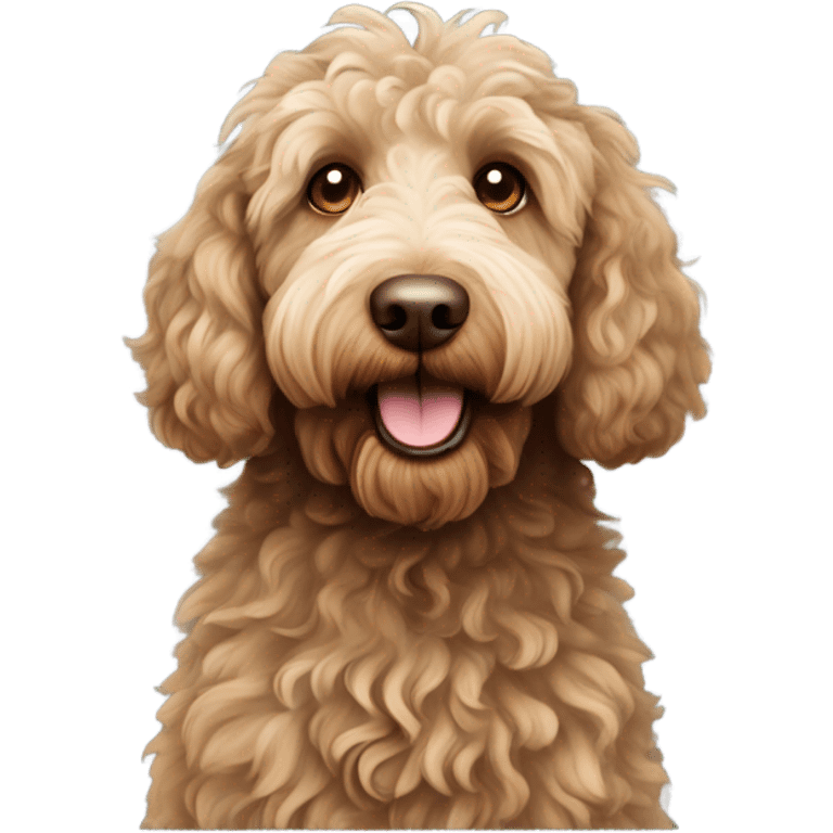 Austalian labradoodle poodle emoji