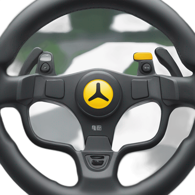 formula one steering wheel emoji