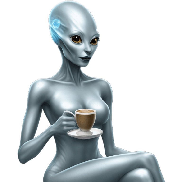 (https://www.emojis.com/emoji/alien-pleiadian-female-in-silver-dress-full-figure-FIgagK2UBTg DRINKS https://www.emojis.com/emoji/coffee-kiYhT59hY2r) IN https://www.emojis.com/emoji/futuristic-bar-BwovuL8wtJP emoji