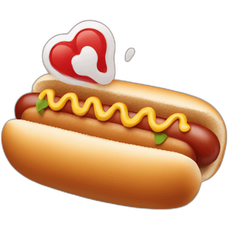 Chien hot dog emoji