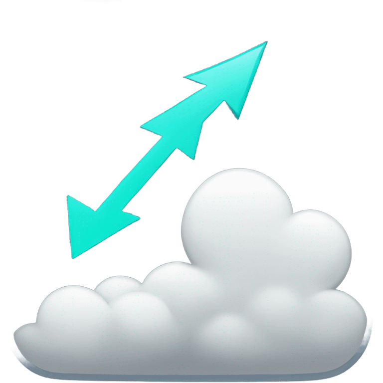 a cloud download icon emoji